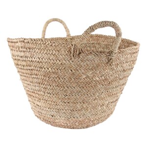 Woven Palm Leaf Basket